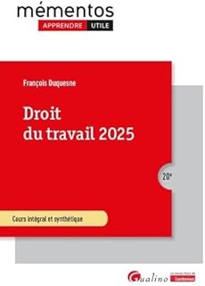 Droit du travail 2025: Cours intégral et synthétique