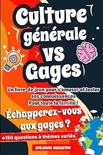 Culture générale VS Gages: Livre jeu avec quiz à thèmes variés pour tester ses connaissances et s’amuser | Des gages amusants pour les perdants | ... ou entre amis | Toutes les solutions incluses