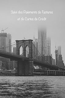 Suivi des Paiements de Factures et de Cartes de Crédit: Faites le suivi de tous vos paiements mensuels de factures et de cartes de crédit, des dates ... des soldes impayés et du crédit disponible